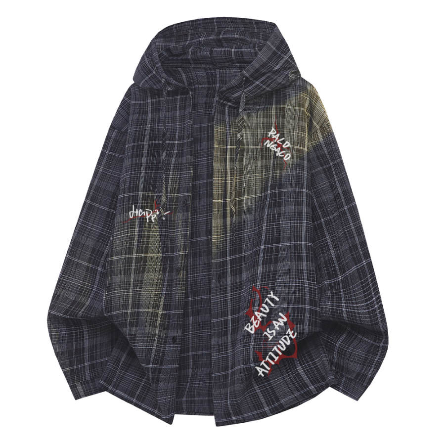 PAL ONGACO Shirts Unisex Hooded Non Detachable Thin Straight Fit