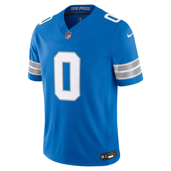 Nike Nike NFL Rugby Jerseys Men's Blue V Neck Moderate