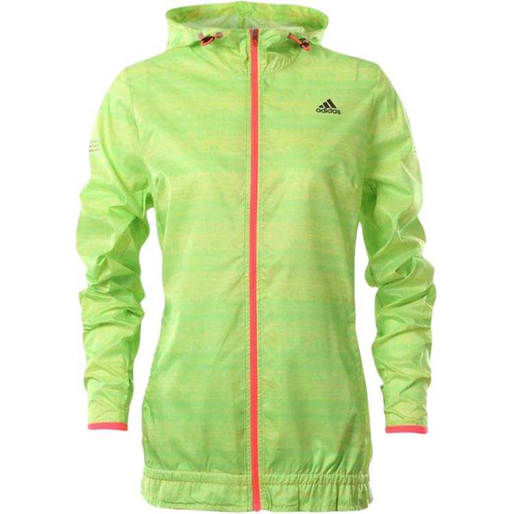 Adidas Adidas Running Jackets Women's Green Hooded Non Detachable Moderate Other