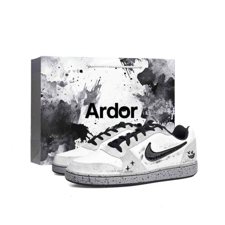 Nike Nike EBERNON Skateboard Shoes Men's Low Top Gray