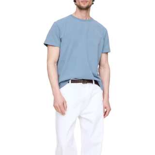 Banana Republic T Shirts Men's Captain Blue Crew Neck Moderate