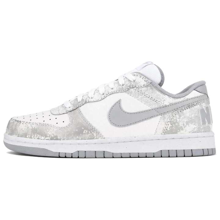 Nike Nike Big Skateboard Shoes Men's Low Top White/Gray