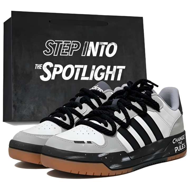 Adidas Adidas ENTRAP Synthetic Leather, Leather Coverage Slip Resistant Abrasion Resistant Low top Skateboard Shoes Unisex