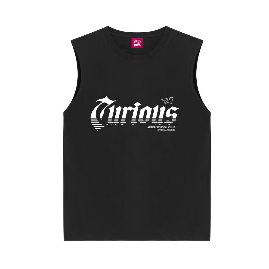 Disney Tank Tops Unisex Crew Neck Thin Sleeveless