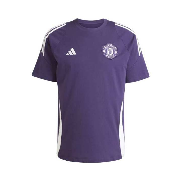 Adidas Adidas MUFC T Shirts Men's Purple Crew Neck
