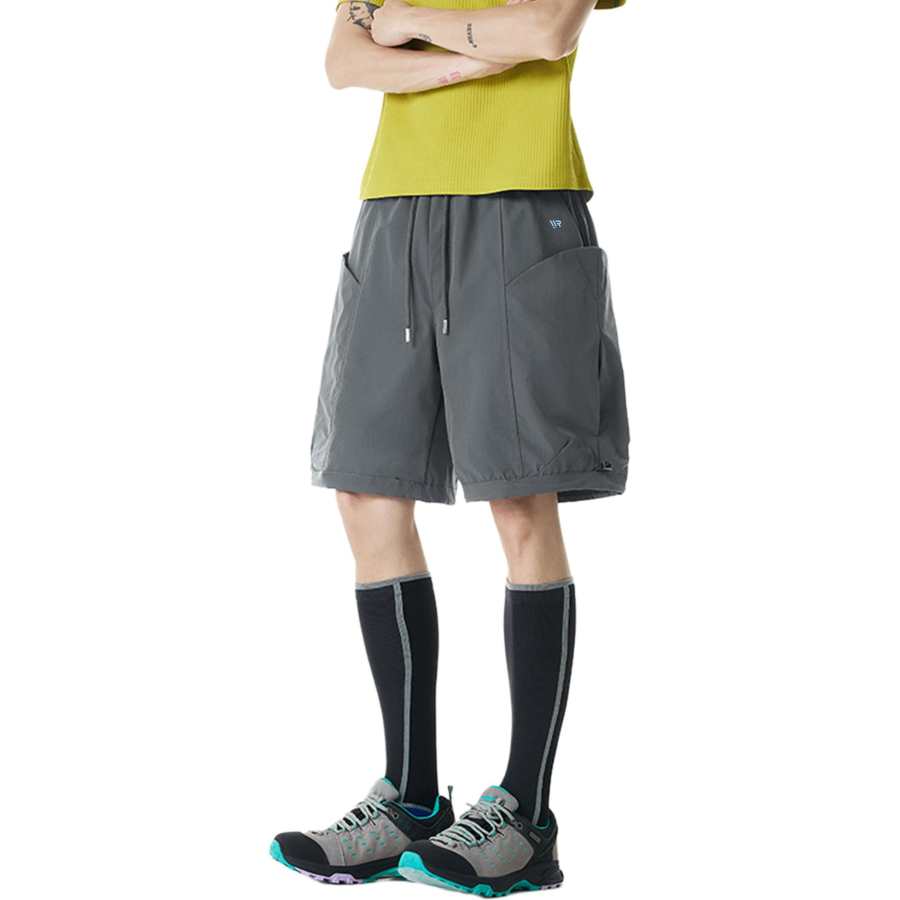 WARRIOR WARRIOR Cargo Shorts Unisex Thin Straight Fit Pants