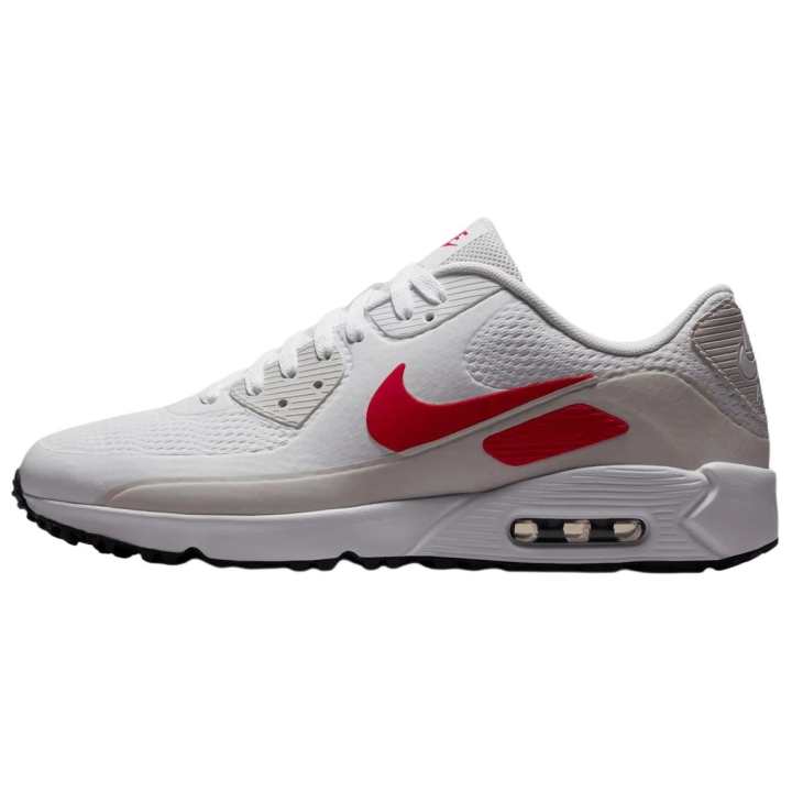 Nike Nike Air Max 90 Golf Shoes Unisex White/Flame Red