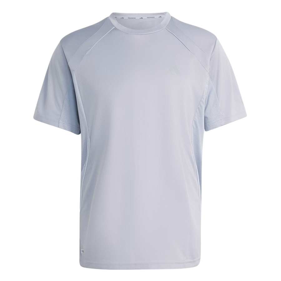 Adidas Adidas Gym Fitness Clothing Men's Halo Silver Crew Neck
