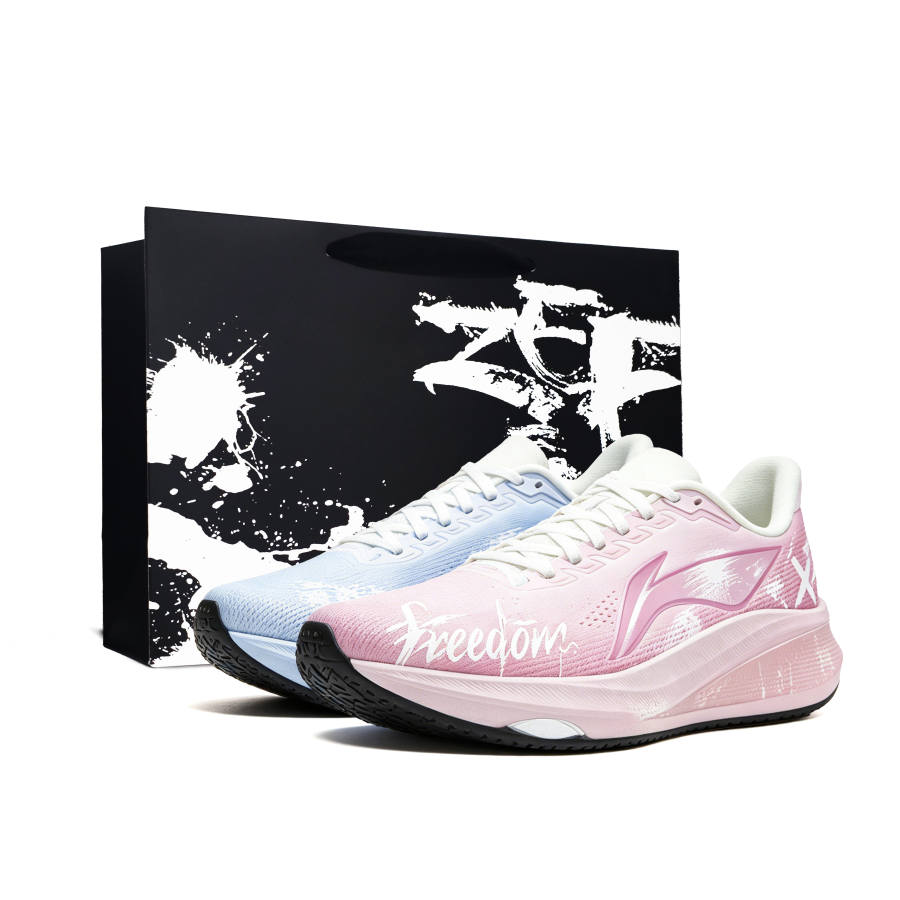 Li-Ning Li Ning Red Hare 9 Running Shoes Men's Low Top Pink White