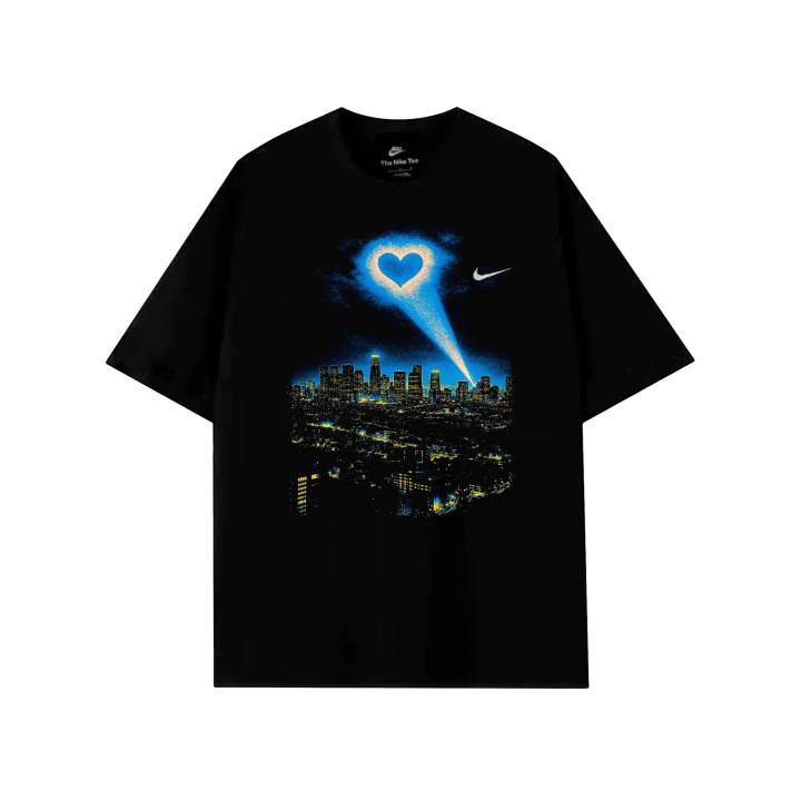 Nike Nike Sportswear T Shirts Unisex Black Crew Neck Thin Straight Fit