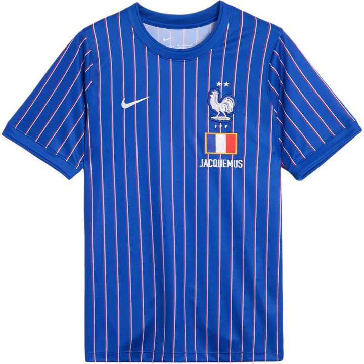 Nike Nike X Jacquemus T Shirts Men's Blue Crew Neck Moderate