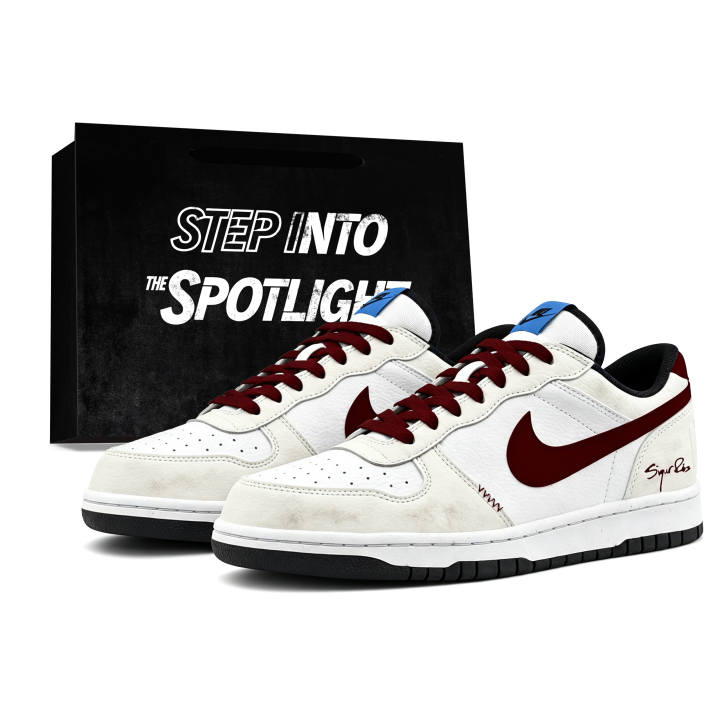 Nike Nike Big Skateboard Shoes Unisex Low Top Beige