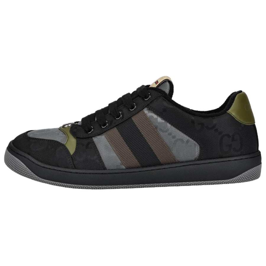 GUCCI Screener Low top Skateboard Shoes Men's Black