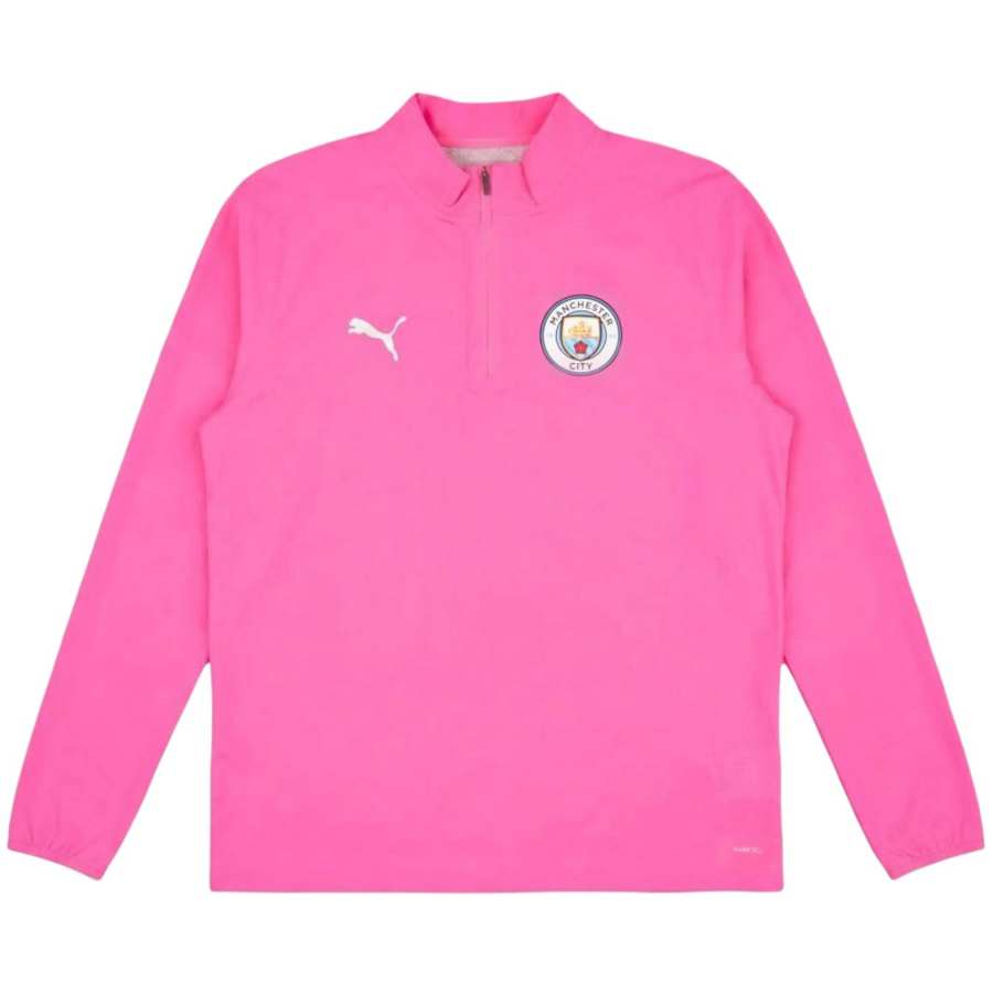 PUMA Manchester City T Shirts Unisex Pink Stand Collar