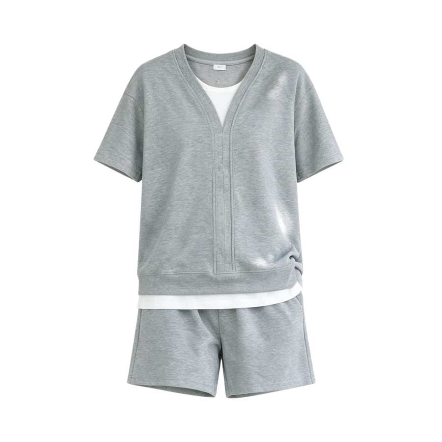 Sugarfunk Sugarfunk Casual Suits Women's V Neck Moderate