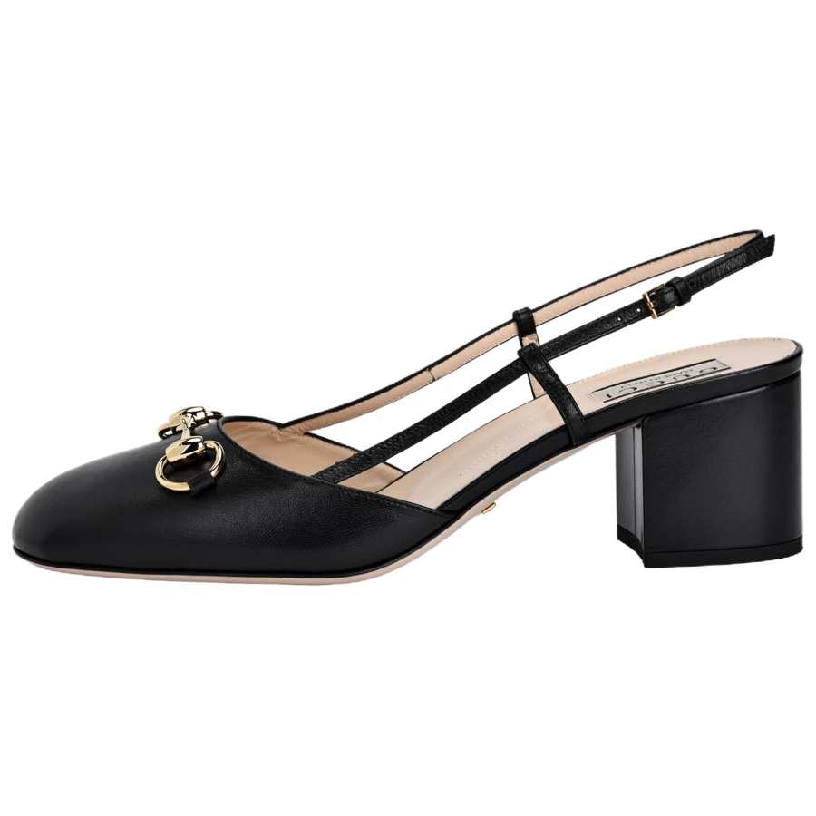 GUCCI GUCCI Horsebit 60mm Slingback Pumps
