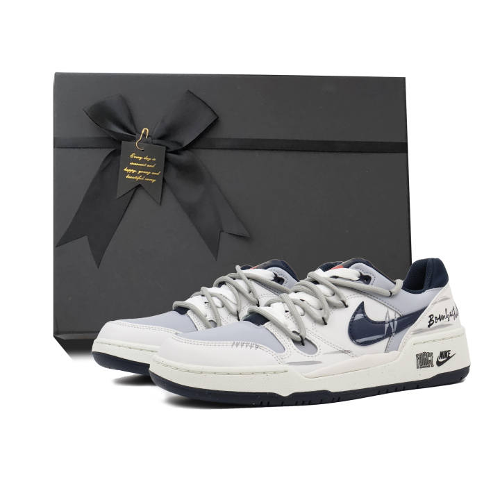 Nike Nike Full Force Skateboard Shoes Unisex Low Top Black, White
