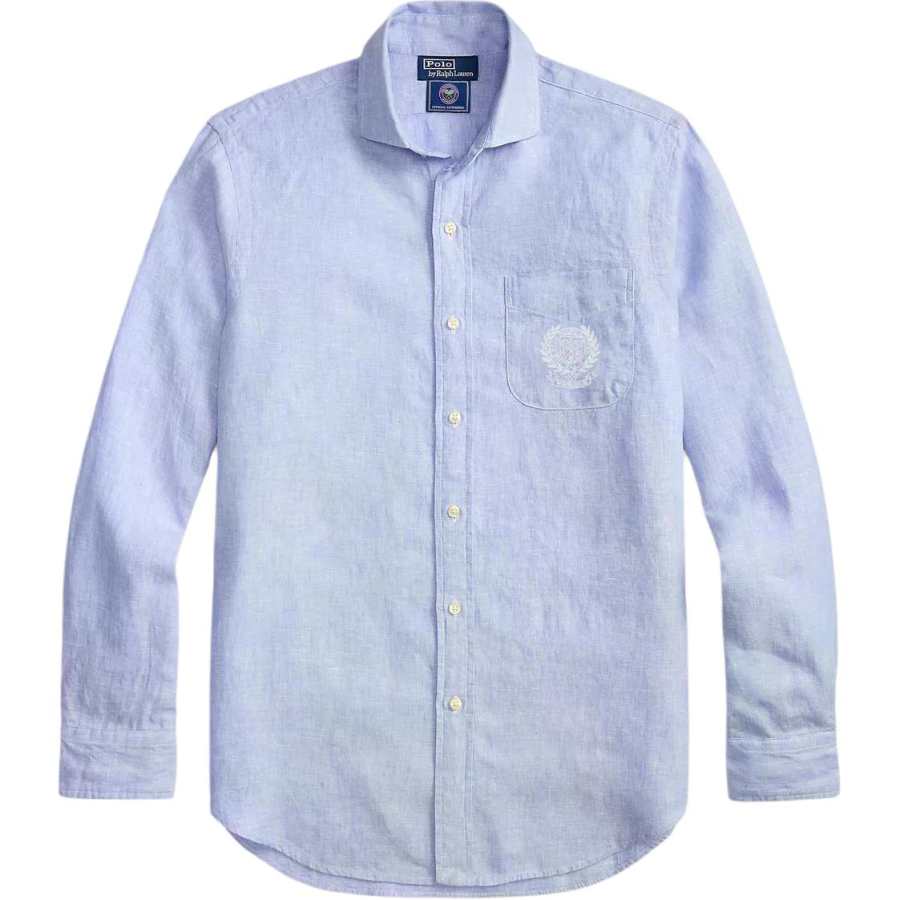 Polo Ralph Lauren Shirts Men's Workplace Blue Lapel Moderate Other