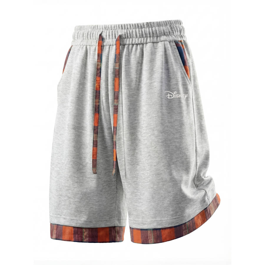 Disney Casual Shorts Unisex Thin Wide Leg Pants