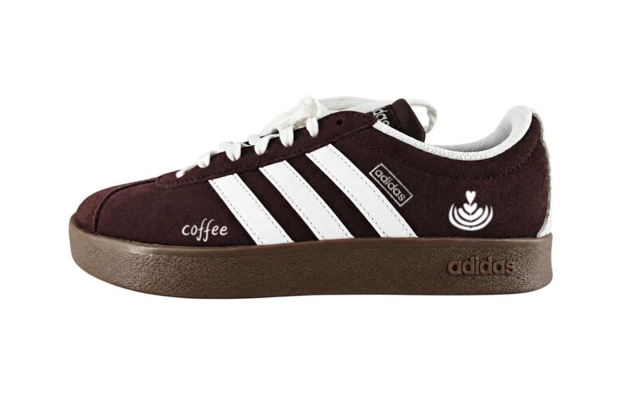 Adidas Neo VL Court 2.0 German Army Trainers Women's Low Top White