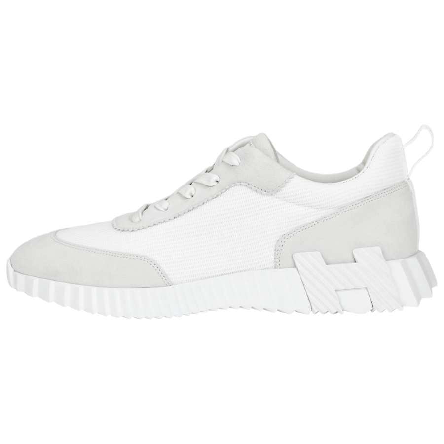 HERMES HERMES Bouncing Low top Casual Shoes Men's White