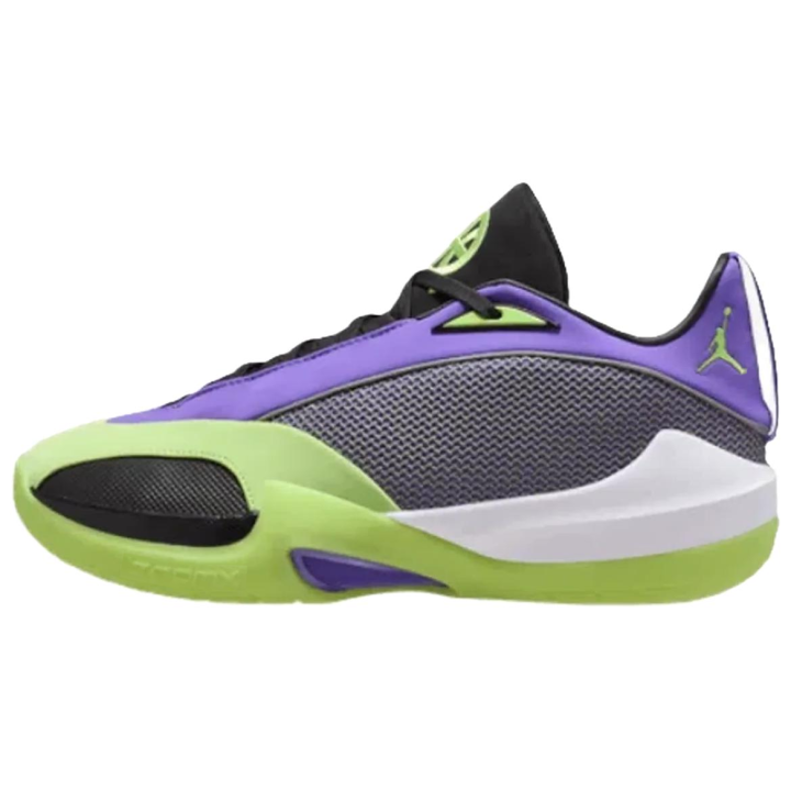 Jordan Jordan Triangle Basketball Shoes Unisex Low Top Grape Purple/Lime Green/Black/White