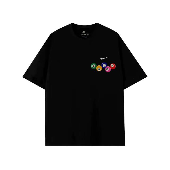 Nike Nike Sportswear T Shirts Unisex Black Crew Neck Thin Straight Fit