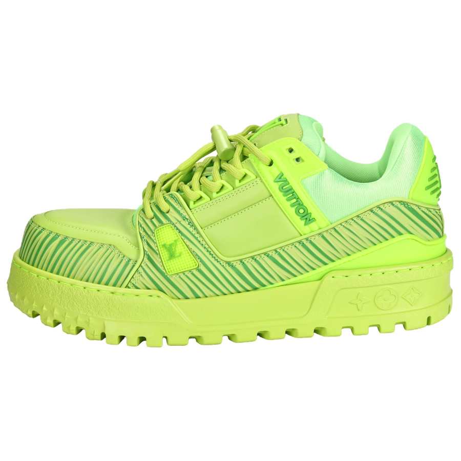 LOUIS VUITTON x Park Seo Bo Trainer Maxi Little Jigglypuff Low top Skateboard Shoes Men's Green