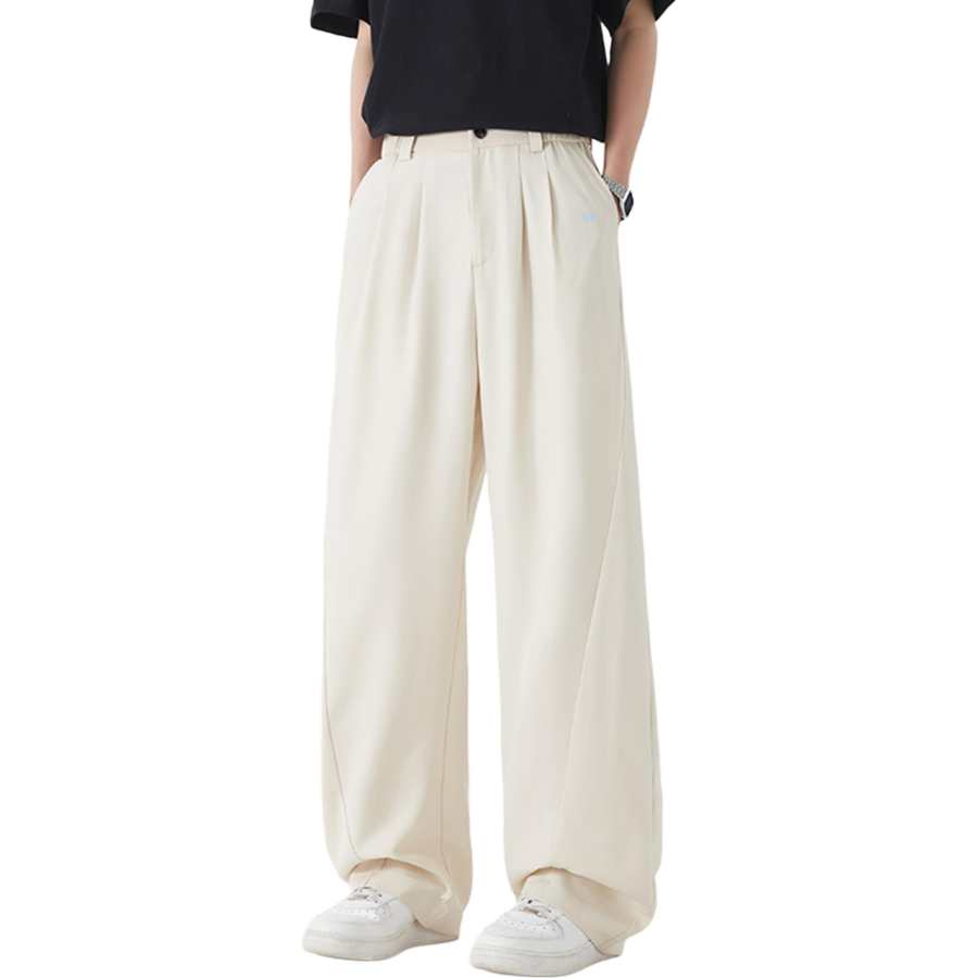 WARRIOR WARRIOR Casual Pants Unisex Thin Straight Fit Pants