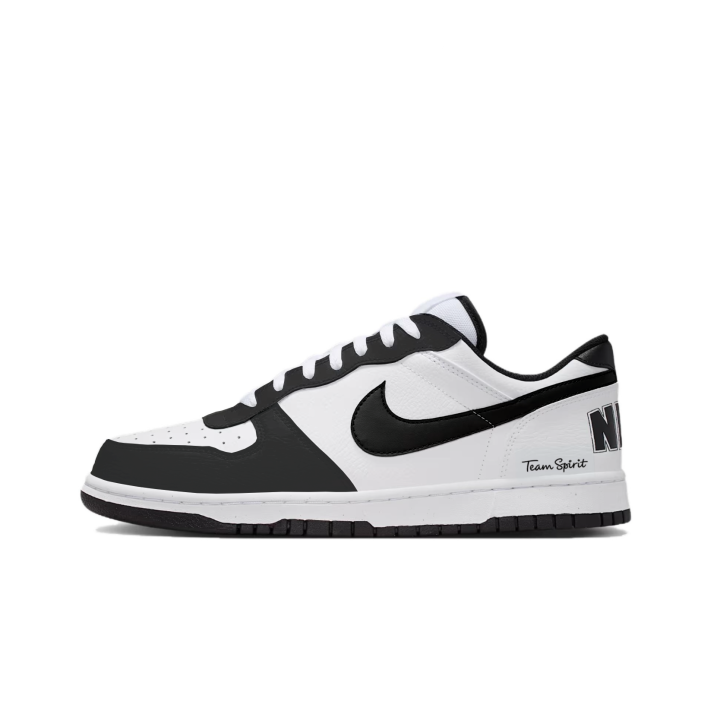 Nike Nike Big Skateboard Shoes Unisex Low Top Black White Colorway