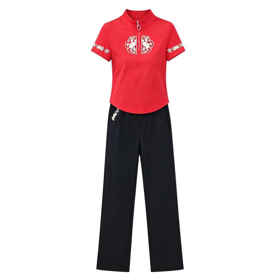 Sugarfunk Sugarfunk Casual Suits Women's Stand Collar Thin