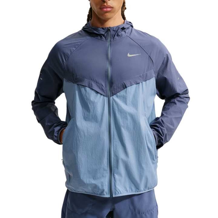 Nike Nike Running Jackets Men's Diffused Blue/Work Blue Hooded Non Detachable Moderate Other