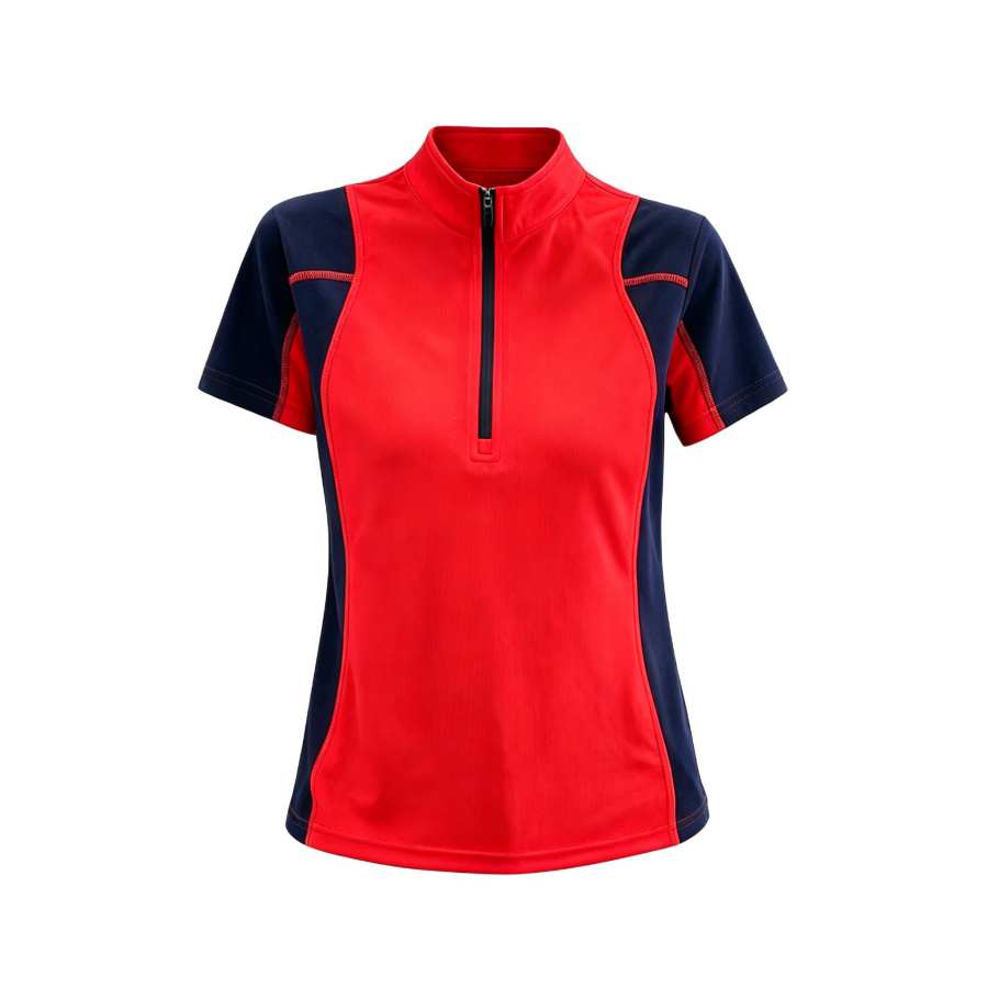 Sugarfunk Quick Dry T Shirts Women's Stand Collar Thin Nipped In Waist