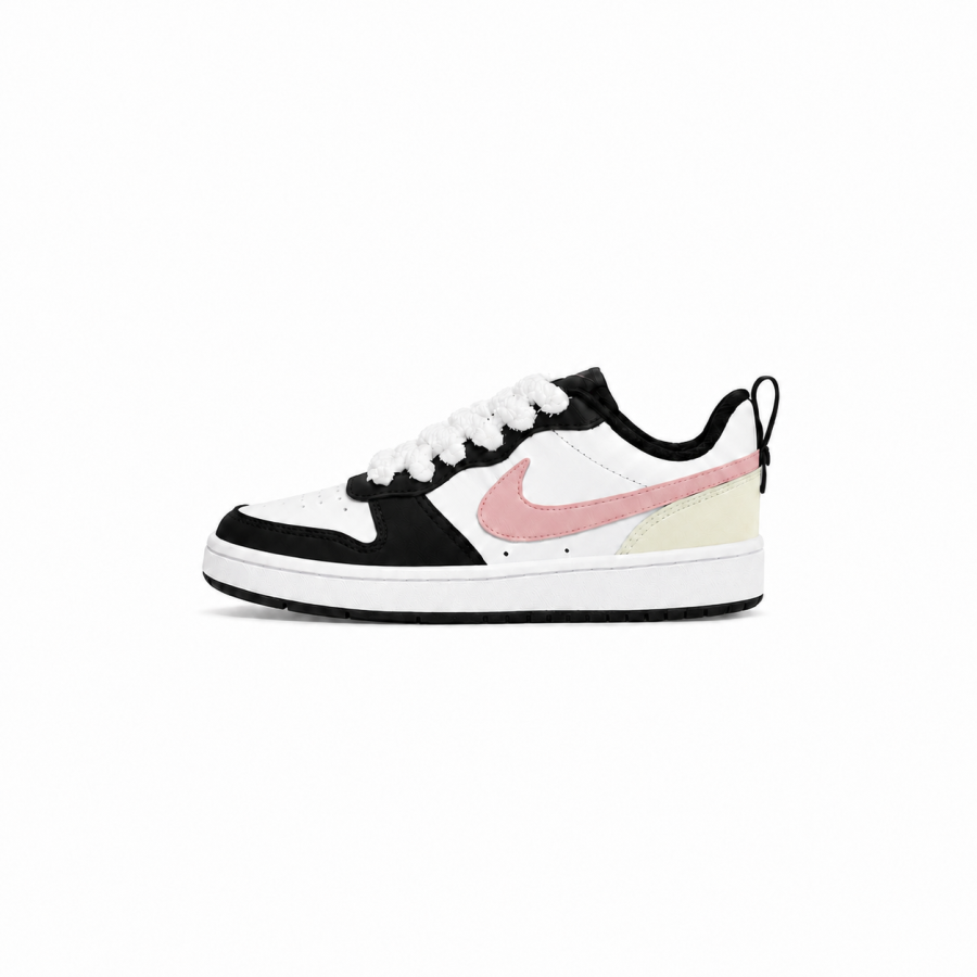 Nike Nike Court Borough Skateboard Shoes Women's Low Top Black/Pink/Yellow