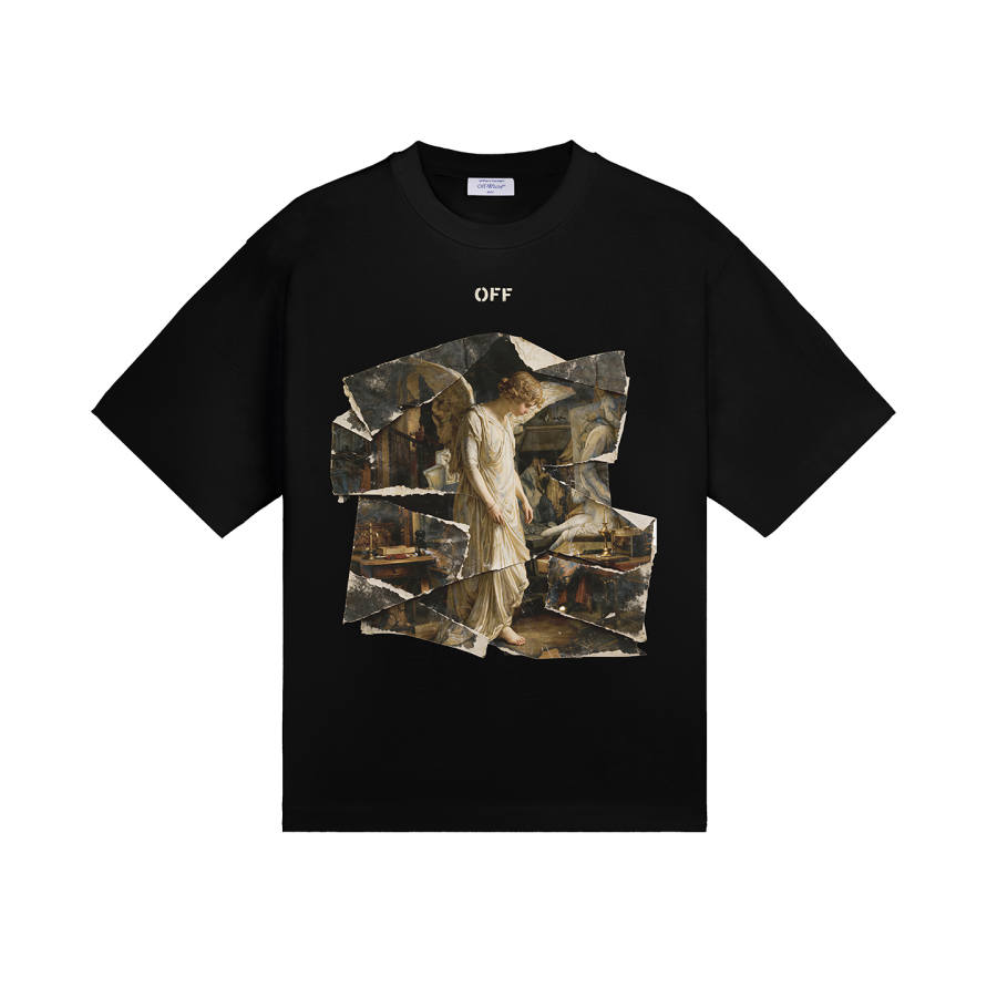 OFF-WHITE OFF WHITE T Shirts Unisex Crew Neck Moderate Heavyweight