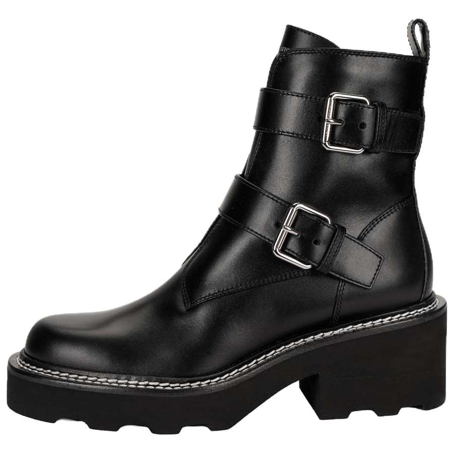 LOUIS VUITTON Beaubourg Ankle Boots 4cm Women's Black