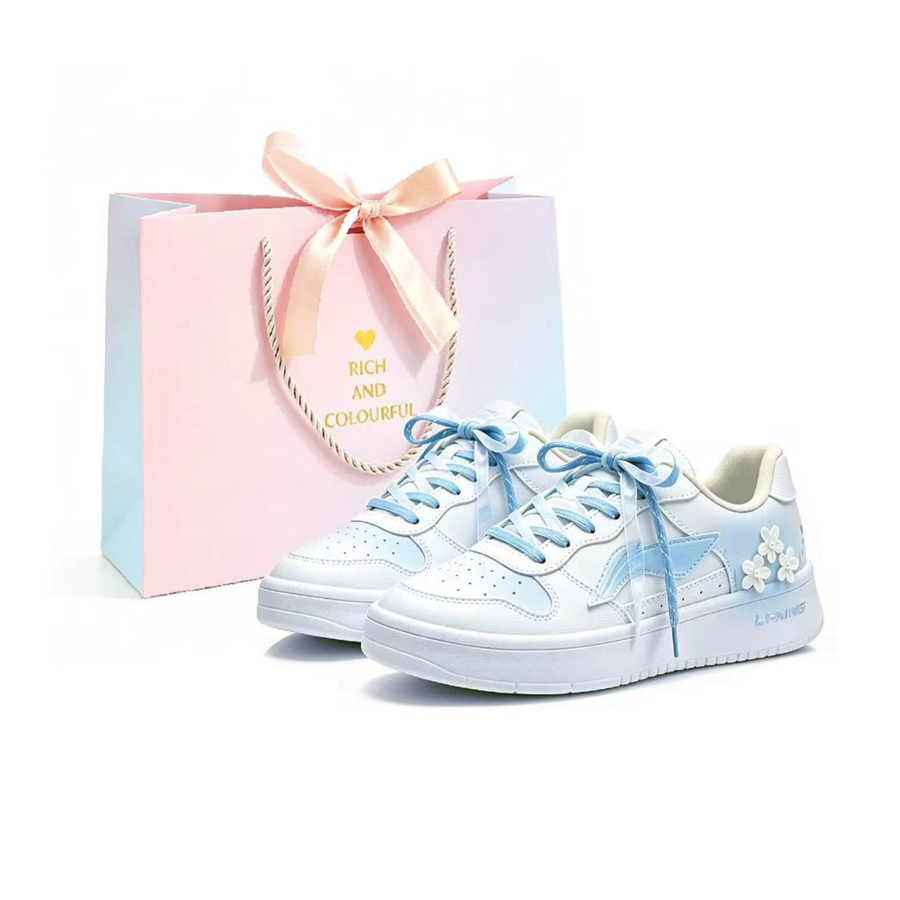 Li-Ning Li Ning Floating Boat Skateboard Shoes Women's Low Top Pink