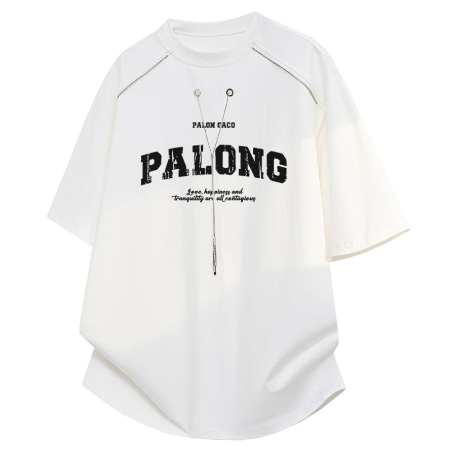 PAL ONGACO T Shirts Unisex Crew Neck Thin Straight Fit