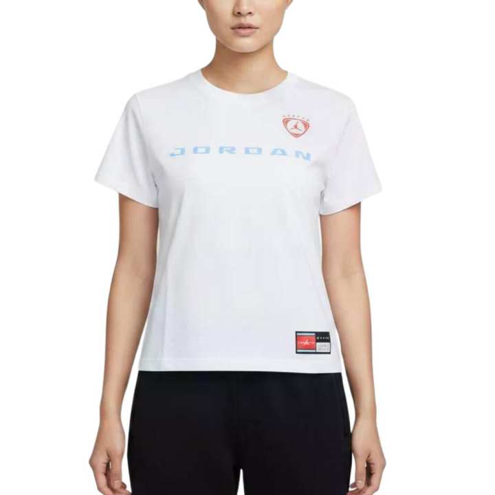 Jordan Jordan T Shirts Women's White Crew Neck