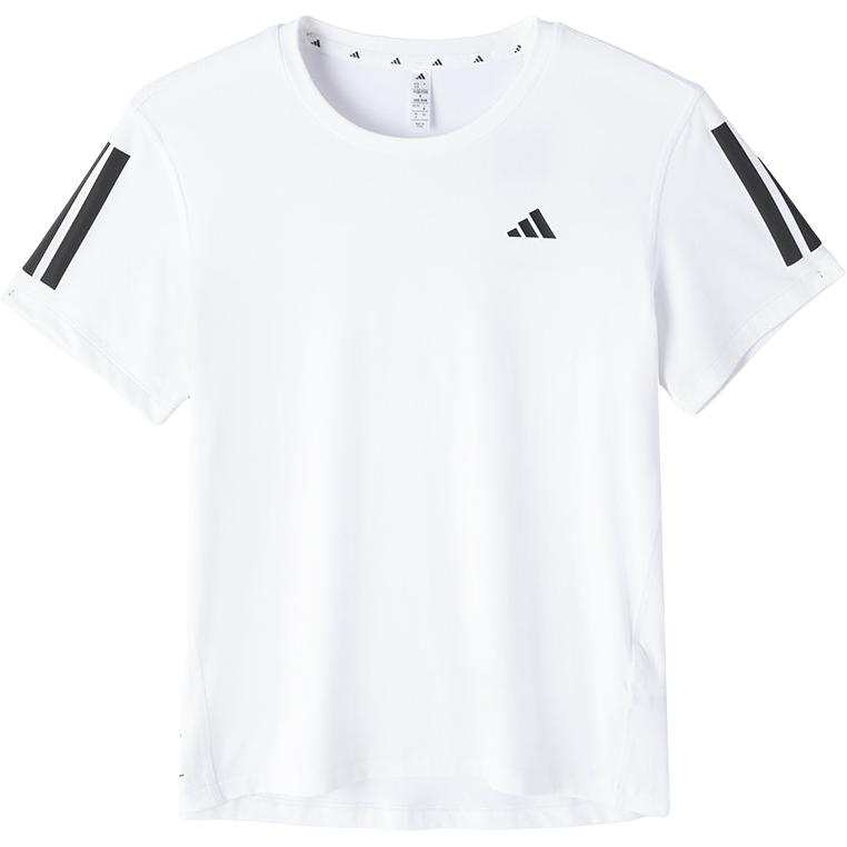 Adidas Adidas T Shirts Women's KU8746/White/Black Crew Neck Moderate