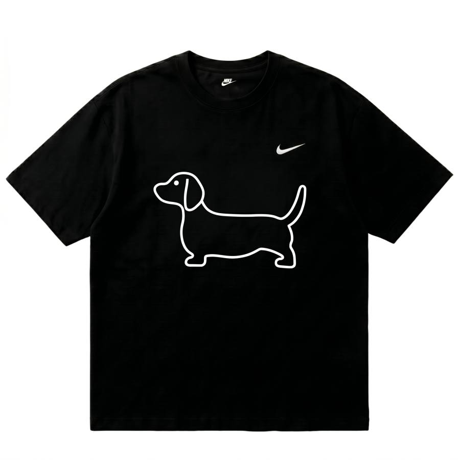 Nike Nike Sportswear T Shirts Unisex Black Crew Neck Thin Straight Fit