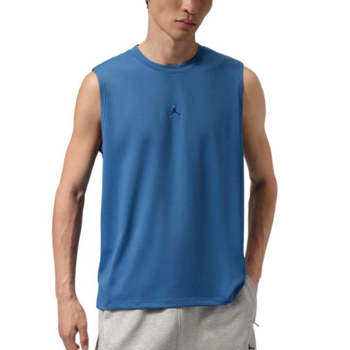Jordan Jordan Tank Tops Men's Blue Crew Neck Moderate
