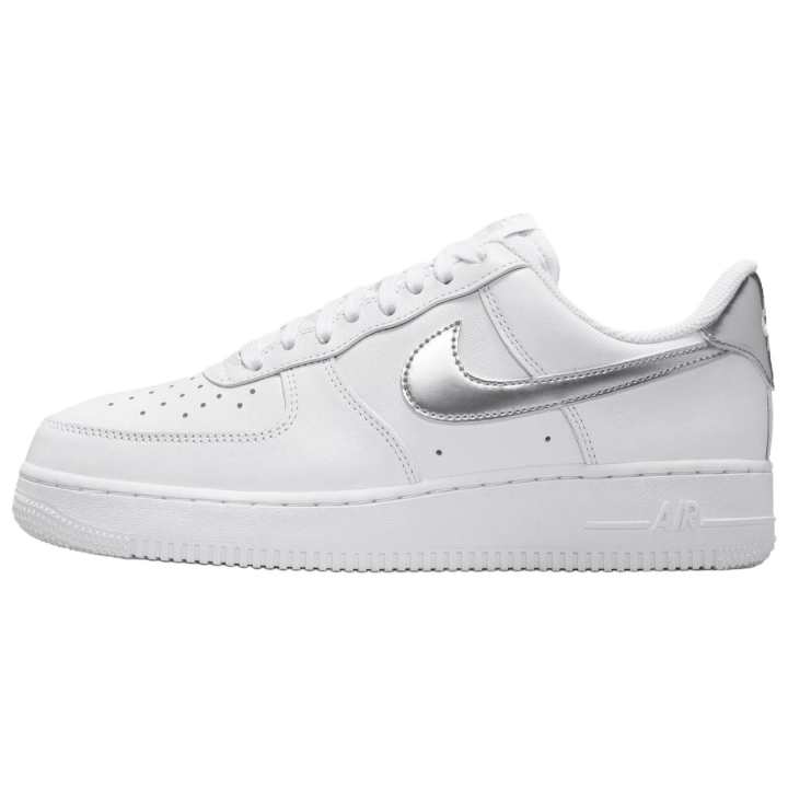 Nike Nike Air Force 1 Skateboard Shoes Women's Low Top White Silver