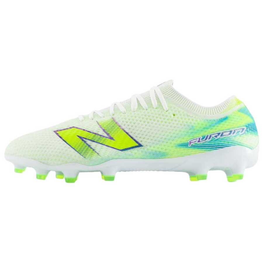 New Balance New Balance Furon Elite V9 Soccer Shoes Unisex White Green