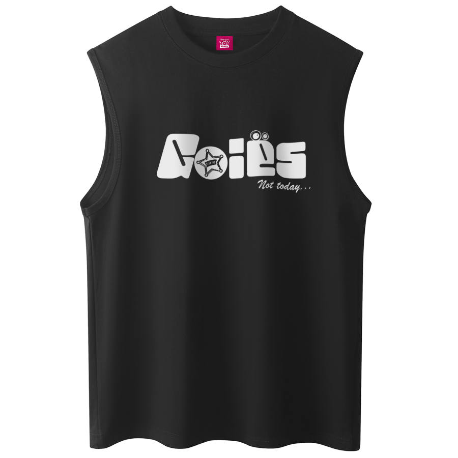 Disney Tank Tops Unisex Crew Neck Thin Straight Fit