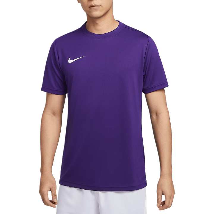 Nike Nike Quick Dry T Shirts Men's Purple Crew Neck Moderate