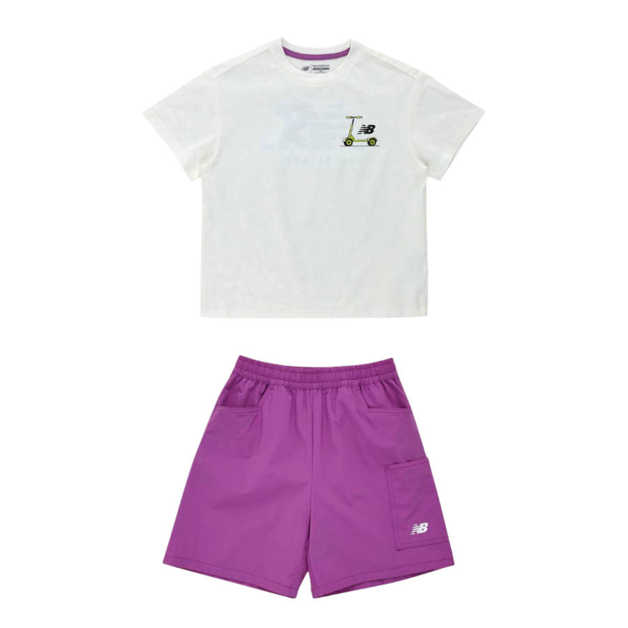 New Balance New Balance Kids Casual Sportswear Crew Neck Moderate