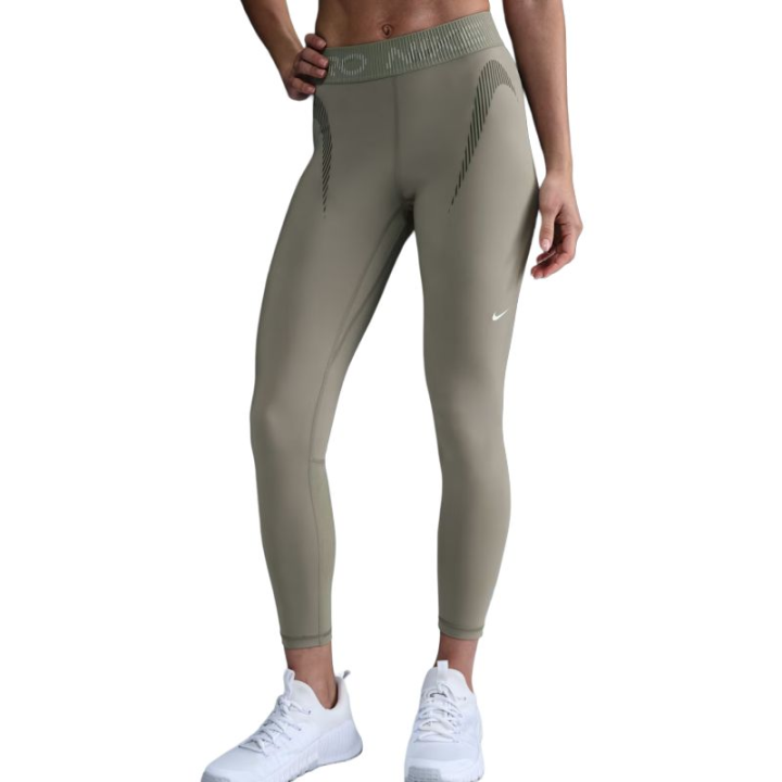 Nike Nike Pro Quick Dry Pants Women's Light Army Green/Khaki/Light Silver/White