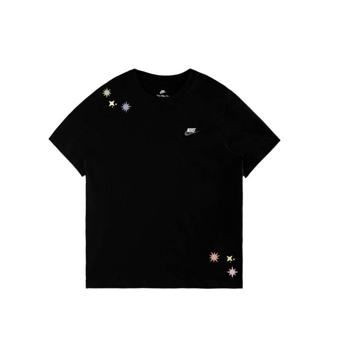 Nike Nike Sportswear T Shirts Men's Black/White/Dark Gray Crew Neck Moderate