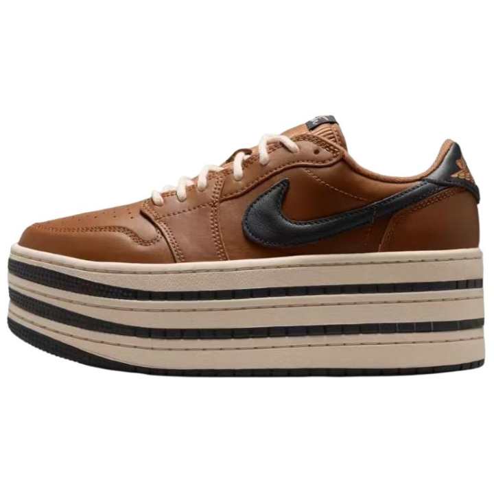 Jordan Jordan Air Jordan 1 Casual Shoes Women's Low Top Tan